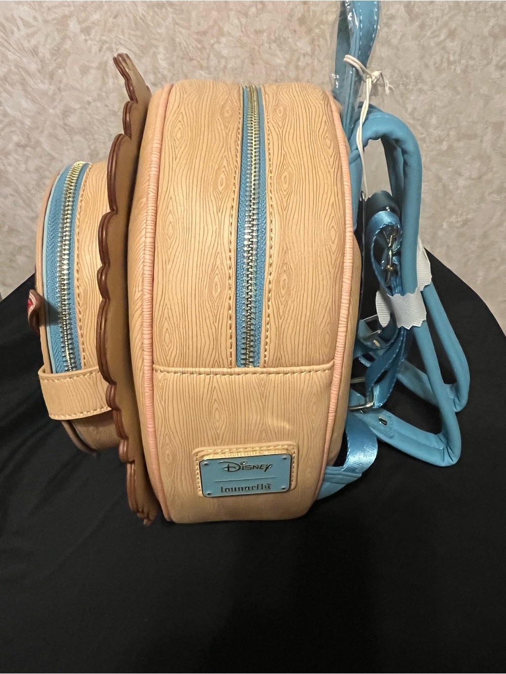 Disney Pinocchio Character Backpack in Brown, Tan, Yellow, Red, Blue - Picture 5 of 8